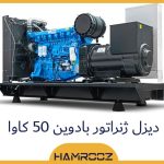 دیزل ژنراتور بادوین 50 کاوا