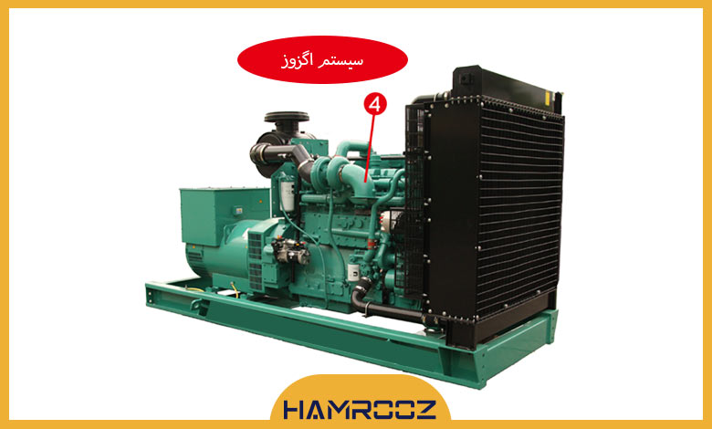 اگزوز دیزل ژنراتور