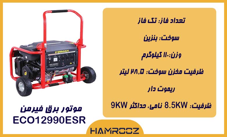 خرید موتور برق فیرمن ECO12990ESR