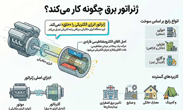 نحوه کار ژنراتور